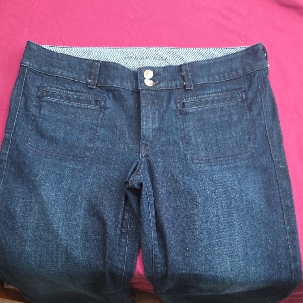 Banana Republic Deep Indigo Flare Jeans